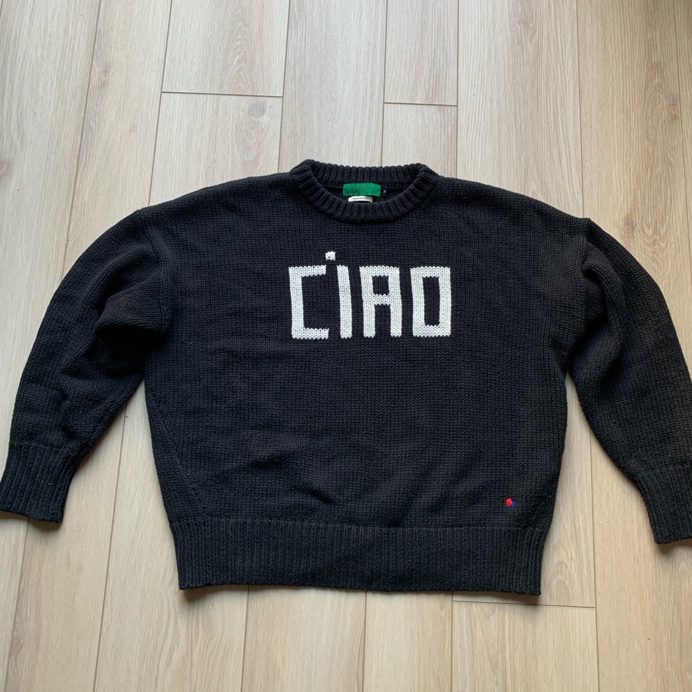 Clare V CIAO sweater size medium
